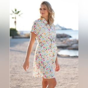 Seraphine Nursing and Maternity front tie dress